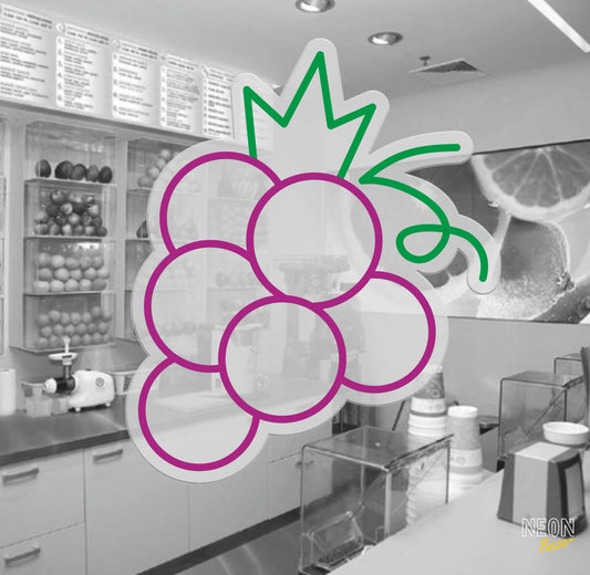 Grapes Neon Sign - NeonBazar