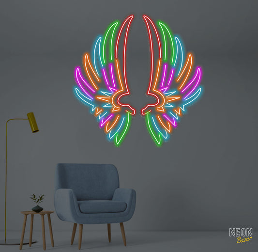 Wings Neon Lights - NeonBazar