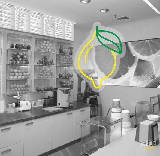 Lemon Neon Sign - NeonBazar