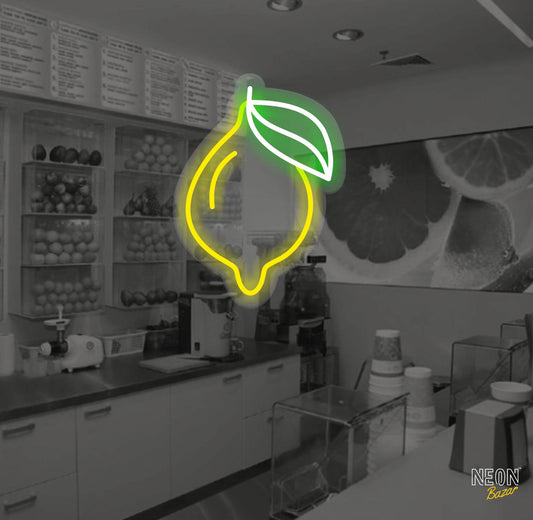 Lemon Neon Sign - NeonBazar
