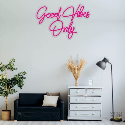 Good Vibes Only Neon Sign Light - NeonBazar