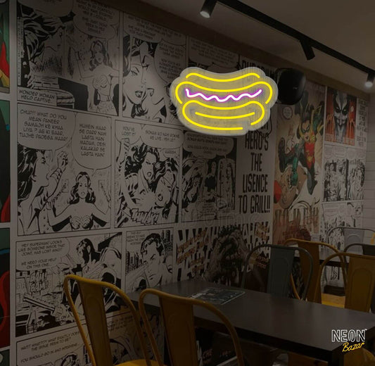 Hot Dog Neon Sign - NeonBazar