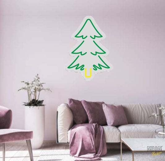 Christmas Tree Neon Sign - NeonBazar