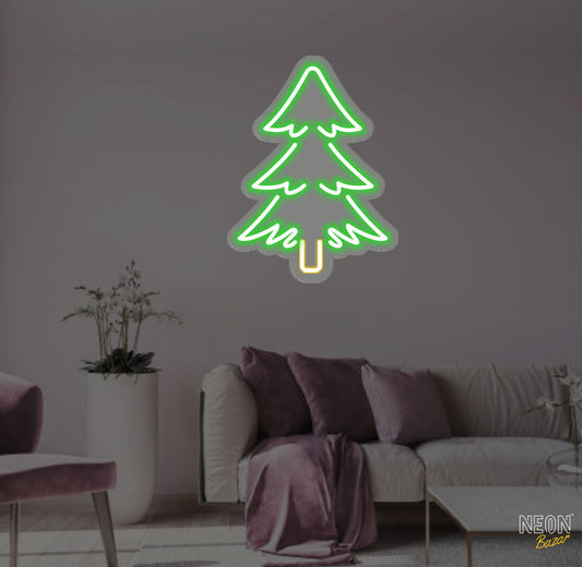 Christmas Tree Neon Sign - NeonBazar