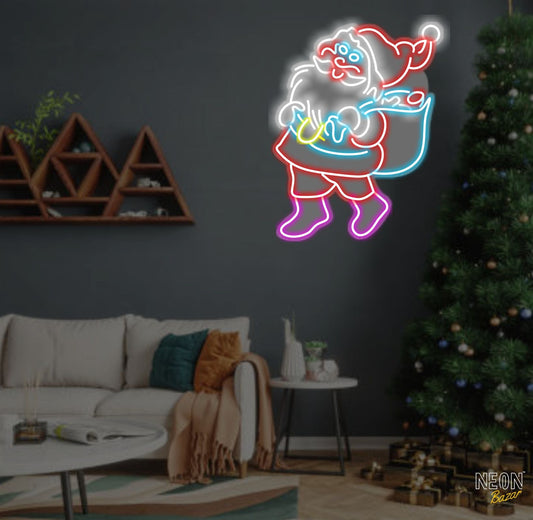 Santa Claus Neon Sign - NeonBazar