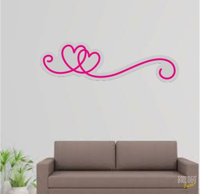 Hearts Neon Sign - NeonBazar