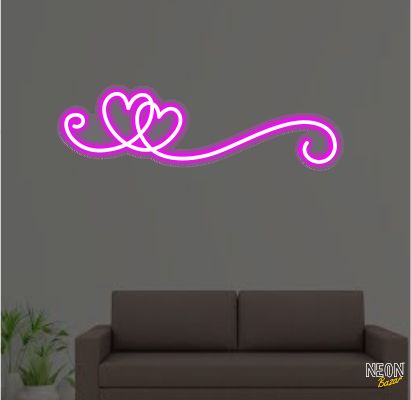 Hearts Neon Sign - NeonBazar