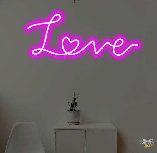 Love Icon Neon Sign - NeonBazar