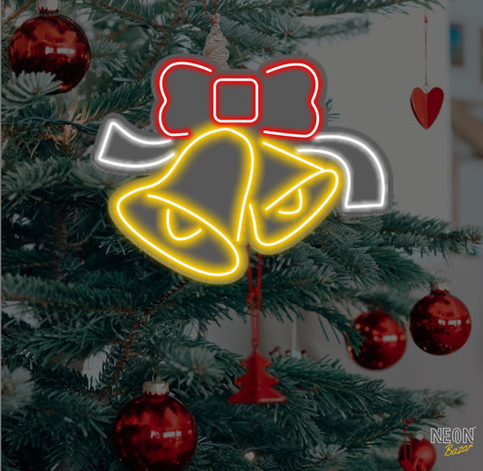 Christmas Jingle Bell LED Neon Sign - NeonBazar