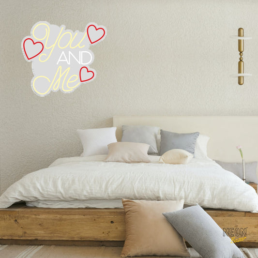 You And Me Neon Light Sign - NeonBazar