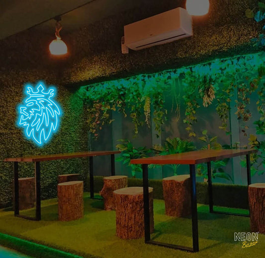 Lion Neon Sign Light