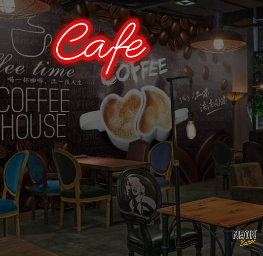Cafe Neon Sign Light