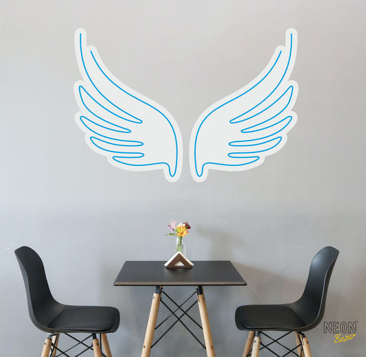 Blue Angel Neon Light - NeonBazar