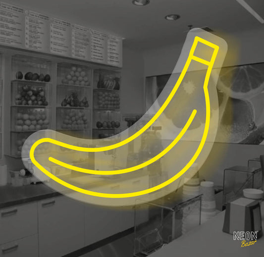 Banana Neon Light Sign - NeonBazar