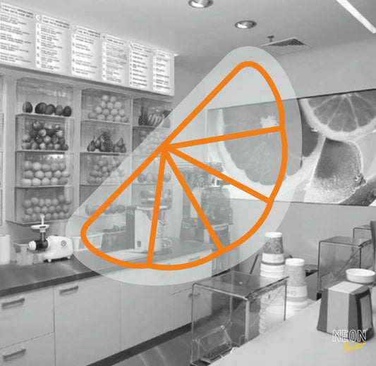 Orange Slice Neon Sign - NeonBazar