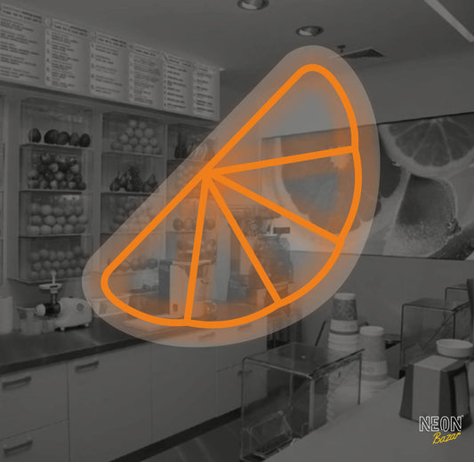 Orange Slice Neon Sign - NeonBazar