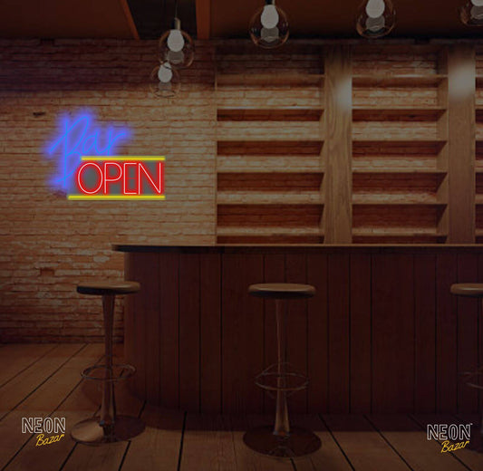 Bar Open Neon Sign - NeonBazar