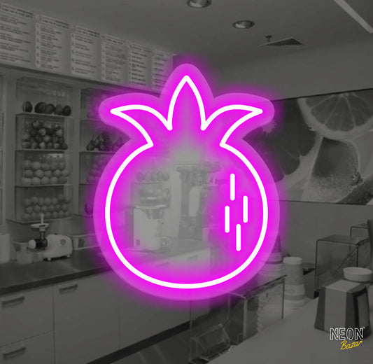 Pomegranate Neon Sign - NeonBazar