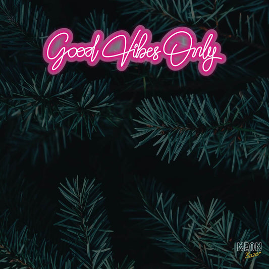 Good Vibes Only Neon Sign - NeonBazar