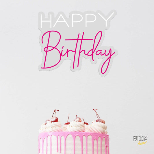 Happy Birthday Neon Sign Light - NeonBazar