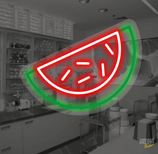Watermelon Slice Neon Sign - NeonBazar