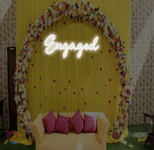 Engaged Neon Sign - NeonBazar