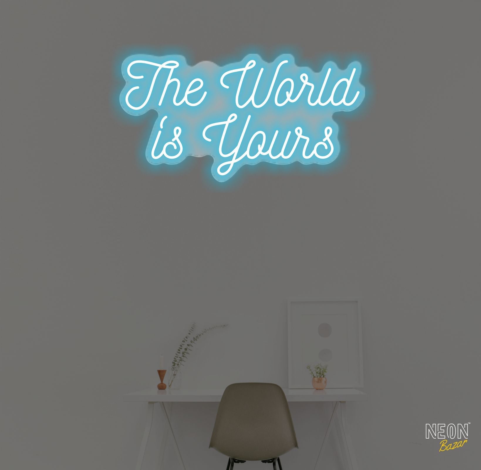 The World Is Yours Neon Light Sign - NeonBazar