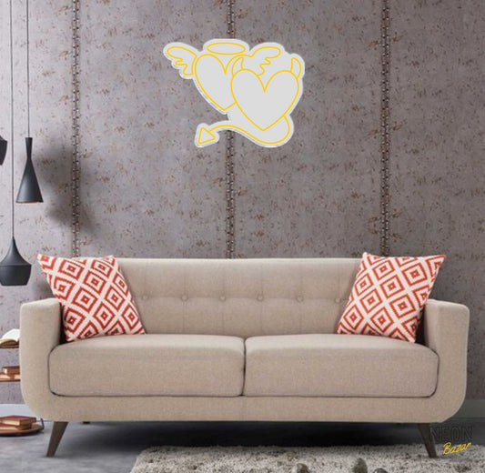 Heart Shape Neon Light Sign - NeonBazar