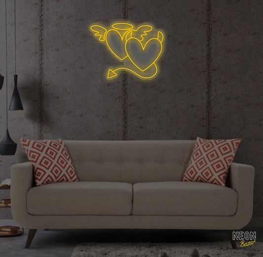 Heart Shape Neon Light Sign - NeonBazar
