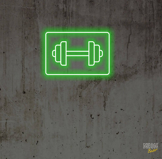 Dumb-Bell Neon Sign Light