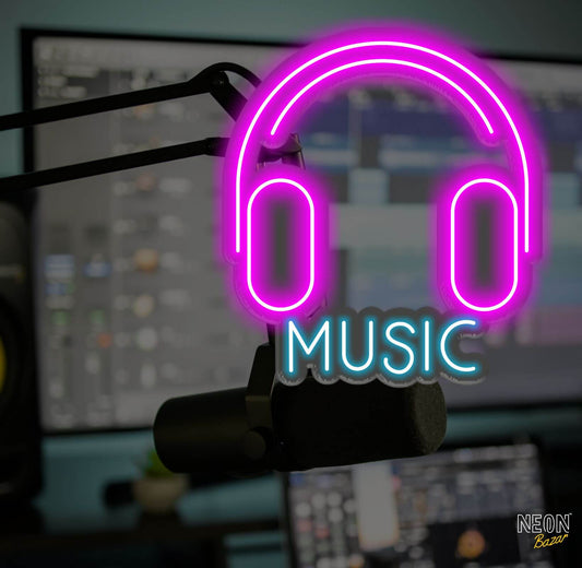 Music Neon Sign Light