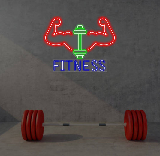 Fitness Neon Sign Light